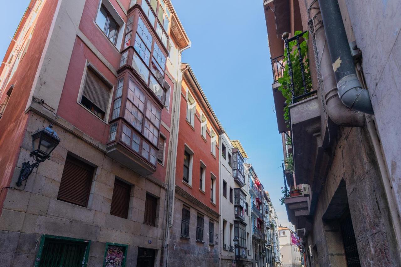 Ronda Street In The Heart Of Old Town Bilbao