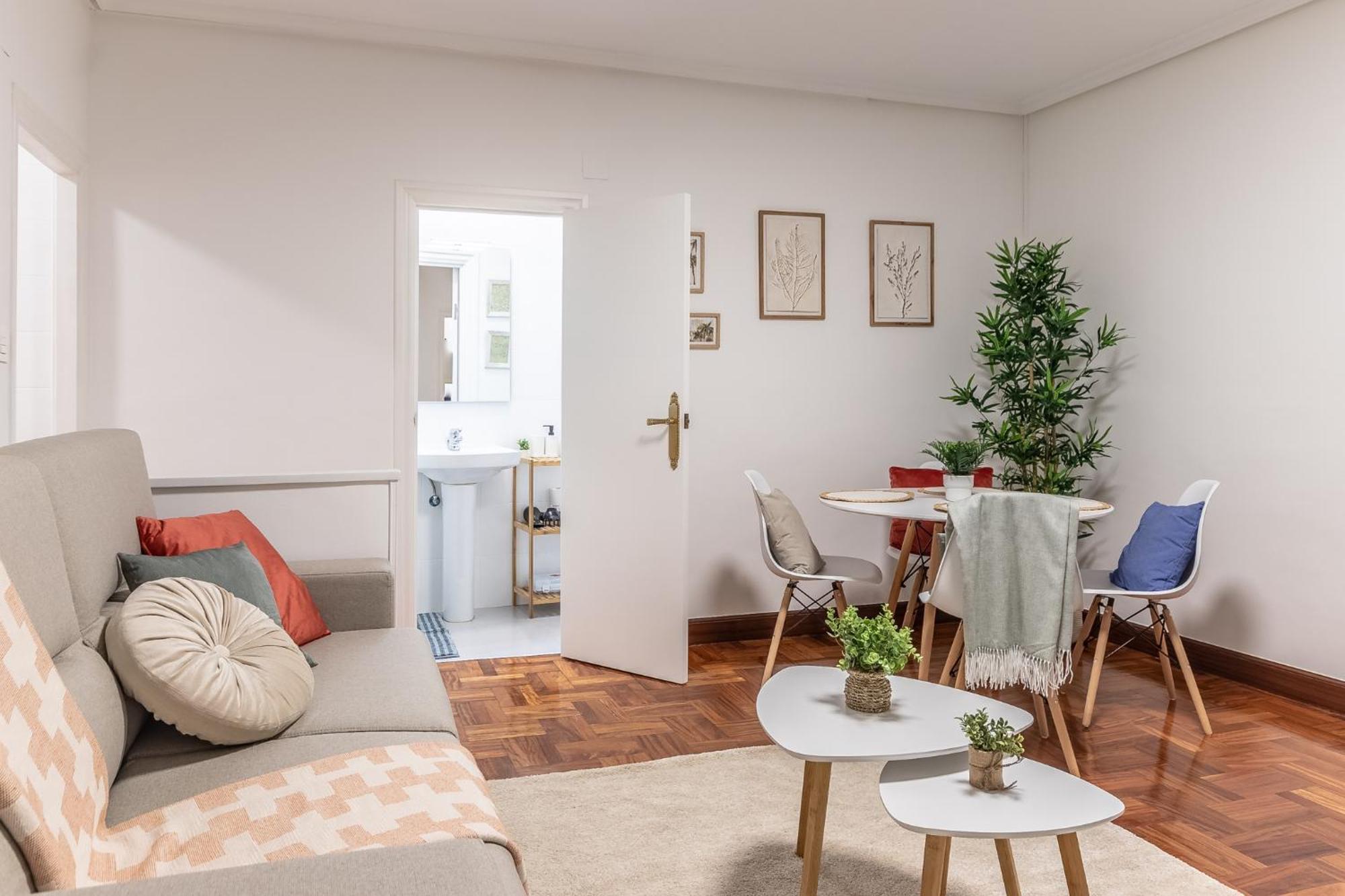 1 Parada Al Casco Viejo, 1 Min En Metro - Santutxu Appartement