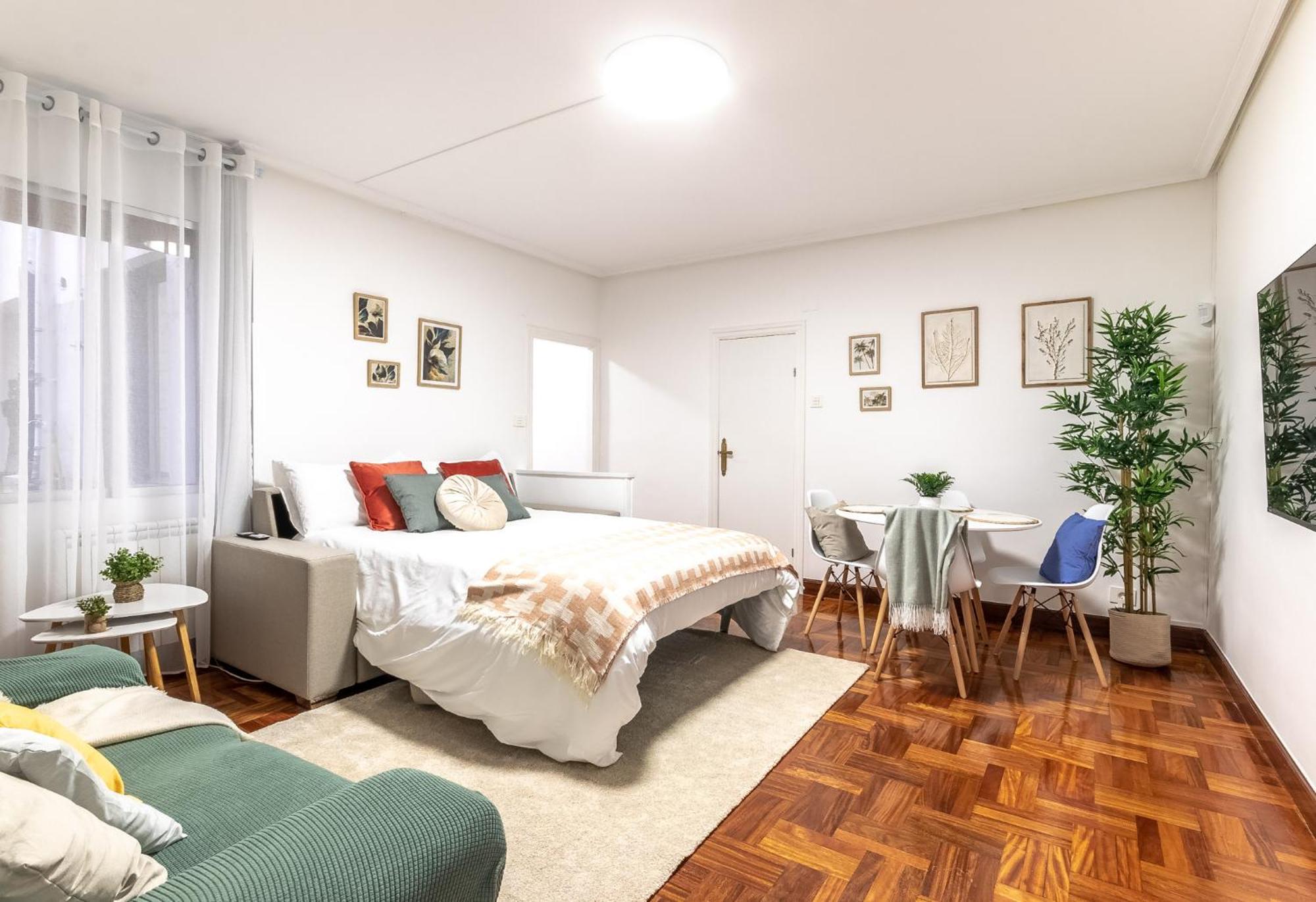 Appartement 1 Parada Al Casco Viejo, 1 Min En Metro - Santutxu Bilbao